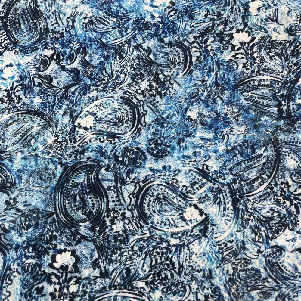 ROBERT GRAHAM Golf Clubhouse Blue Paisley UV Wicking Short Sleeve Polo NWT (XXL - Picture 7 of 13